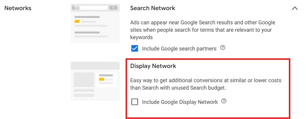 google ads networks