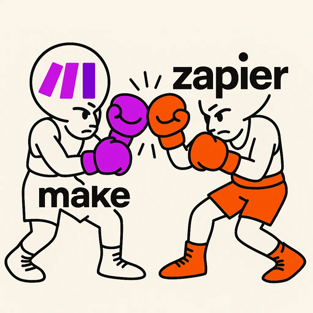 Make or Zapier, which is the best marketing automation platform? 