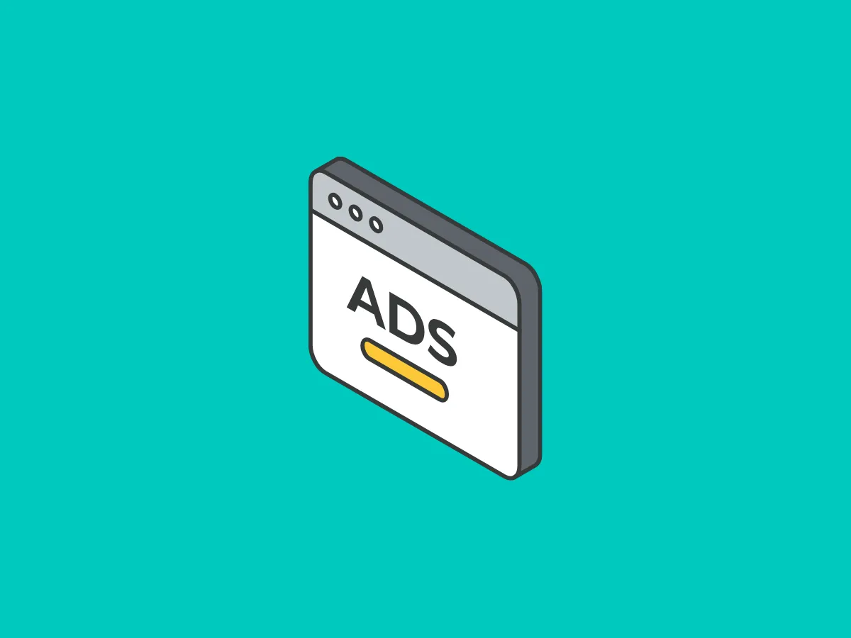 Illustration of a digital ad representing ecommerce PPC management