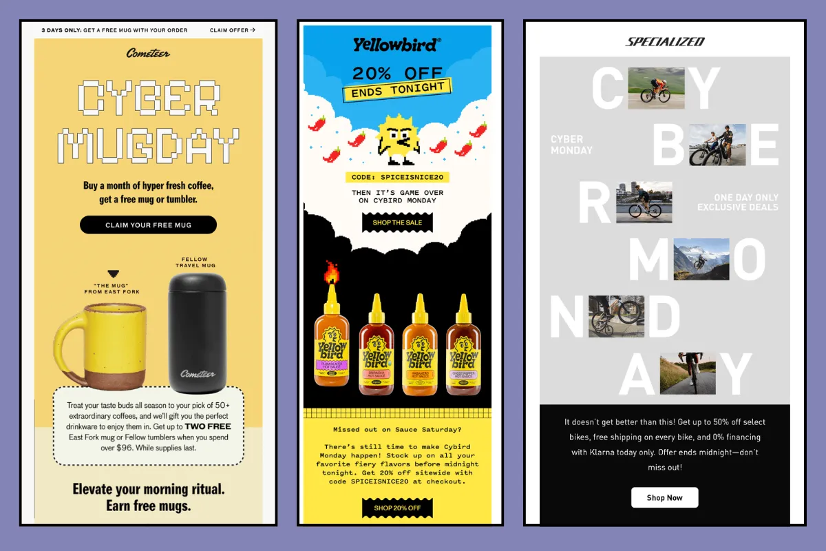 cyber monday creatives