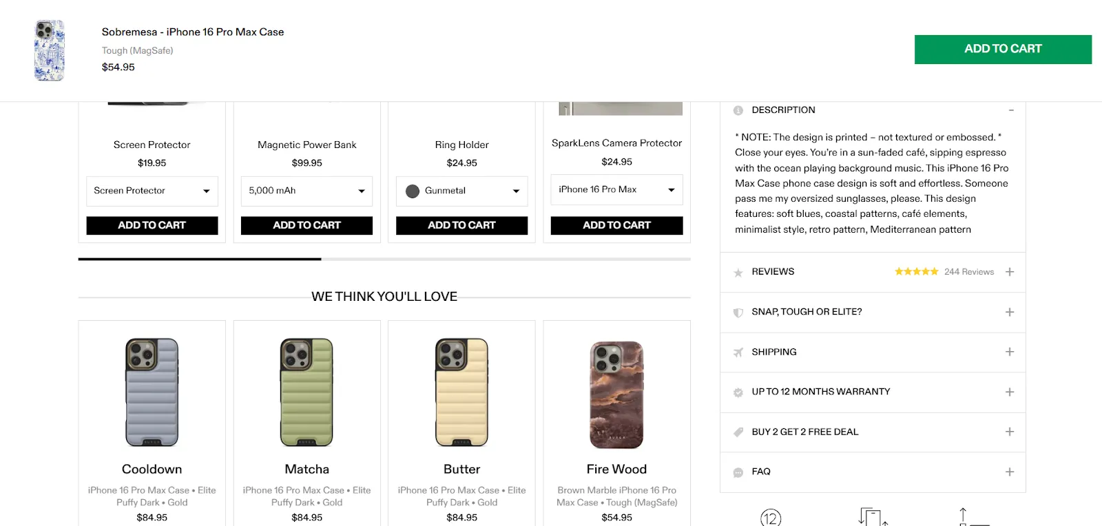 product description