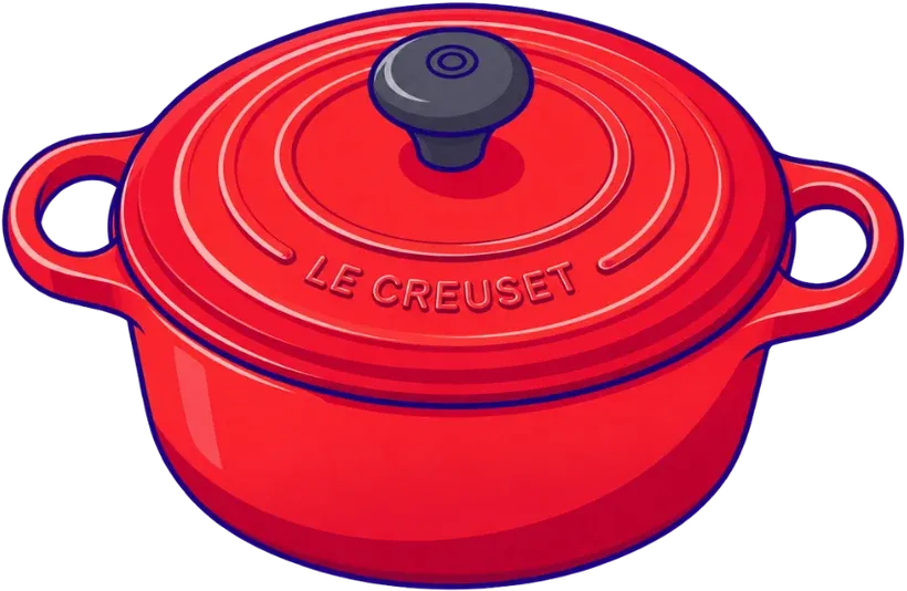 Le Creuset Dutch oven from the Williams Food Equipment catalogue