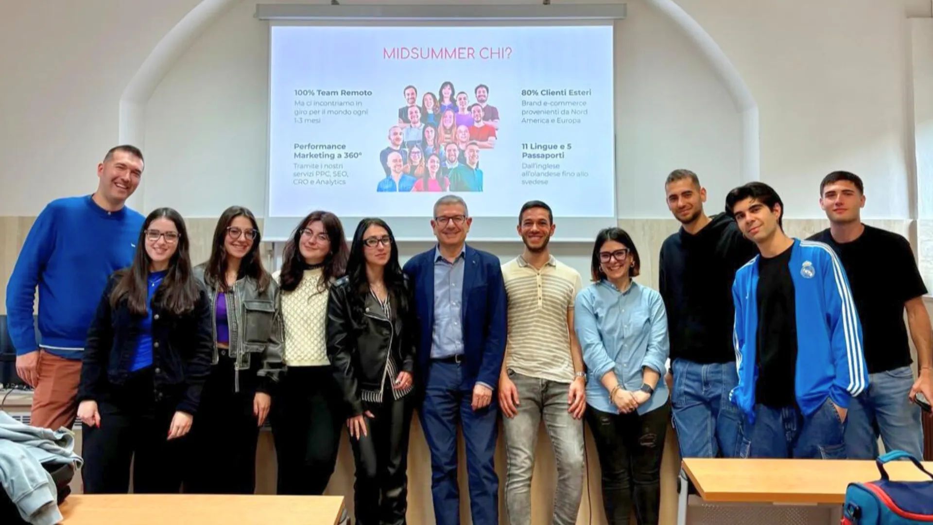 Micky, Fabio, Chiara @University of Cagliari