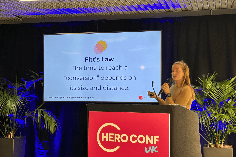 fitt's law